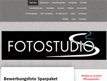 Tablet Screenshot of fotostudio-s2.de